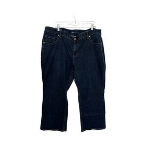 Lane Bryant Genius Fit Bootcut jeans dark wash size 24 short